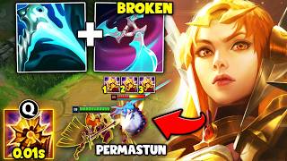 This Permastun Leona build spams Q over and over NO COOLDOWNS [upl. by Geneva]