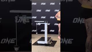 145 lb Nico Carrillo makes weight and passes hydration for ONEFightNight23 [upl. by Bradan]