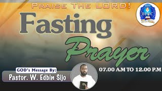 🔴LIVE  30102023  Fasting Prayer  From 700 AM Onwards  BPT Church Malavilai [upl. by Nedloh]