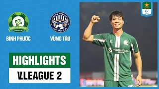 Highlights Bình Phước  Bà Rịa Vũng Tàu  Công Phượng gánh team rượt đuổi như phim hành động [upl. by Marlee]