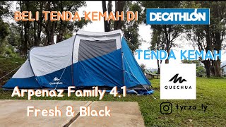 TENDA QUECHUA ARPENAZ FAMILY 41 FRESH BLACK  MUAT BANYAK  REVIEW tendaquechua arpenazfamily41 [upl. by Geilich28]