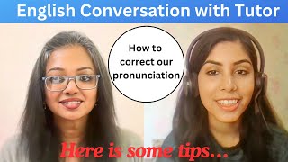 EnglishYaari Conversation with a tutor Hazel  How to correct our pronunciation EnglishYaari [upl. by Hughett814]