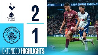 EXTENDED HIGHLIGHTS  TOTTENHAM 21 MAN CITY  Werner Sarr amp Nunes Goals  Carabao Cup 🏆 [upl. by Sevy]