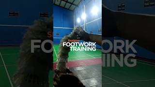 Footwork training method badminton badmintonlovers badmintontechnique badmintonplayer [upl. by Aiuhsoj]