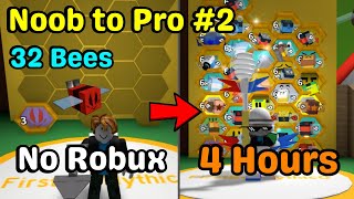 Noob To Pro Made 500 Million Honey Got 32 Bees in 4 Hours Roblox Bee Swarm Simulator 2 [upl. by Katzman]