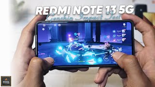 Xiaomi Redmi Note 13 5G Mediatek Dimensity 6080 Genshin Impact Gaming Test 2024 [upl. by Sehcaep]