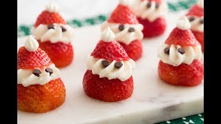 Jades Strawberry Santas  Giada De Laurentiis [upl. by Aneen]