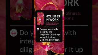 30DaysToHoliness DailyInspiration Integrity Diligence HolinessInWork Holiness Paulines [upl. by Luigi777]