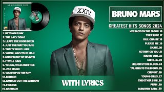 Bruno Mars Songs Playlist 2024 Lyrics  The Best Of Bruno Mars  Greatest Hits Full Album 2024 [upl. by Sprung297]