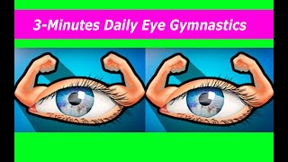 Effective eyes exercises to restore vision Heal your eyesight [upl. by Laing]