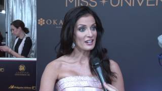 65 Miss Universe  Philippines  Dayanara Torres Red Carpet Miss Universe [upl. by Ihskaneem]