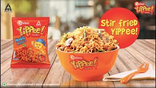 Stir Fried Noodles  Instant Noodles Recipe  Sunfeast YiPPee [upl. by Nibur]