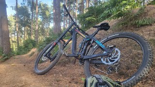 Woburn bike park on DH bike FHD [upl. by Suivatnad]