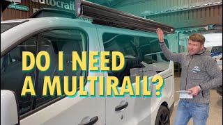 Why and if you should fit an awning multirail to your van [upl. by Nairdad]