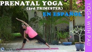 YOGA PRENATAL TERCER TRIMESTRE  GODDESS FLOW [upl. by Tsenre]