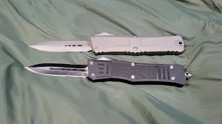 real vs fake microtech combat troodon [upl. by Richie930]