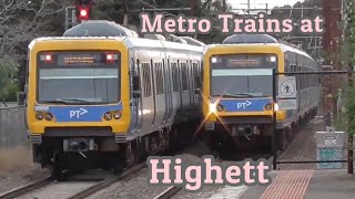 Metro Trains at Highett [upl. by Ignacia844]