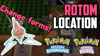 How to Catch Rotom amp Change Forms  Pokémon Brilliant Diamond amp Shining Pearl [upl. by Khudari847]