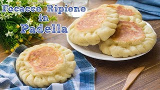 Focacce Ripiene in Padella Pronte in 5 Minuti  Focaccia Senza Lievitazione  55Winston55 [upl. by Hizar444]