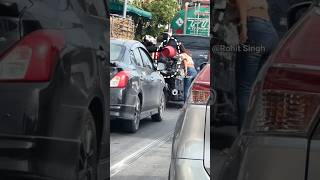 Most unusual incident at traffic signal shortsvideo [upl. by Kcam]