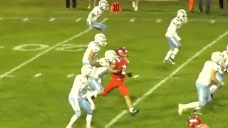 High School Football Refs Call Encroachment On Player Barely Offsides [upl. by Helmut251]