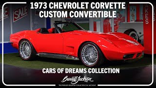 FIRST LOOK  1973 Chevrolet Corvette Custom Convertible  BARRETTJACKSON 2024 PALM BEACH AUCTION [upl. by Zurkow]