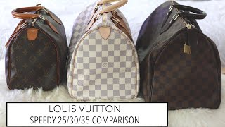 LOUIS VUITTON SPEEDY COMPARISON 253035 [upl. by Safko]