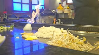 Hibachi Dining Experience at Kyoto Japanese Steakhouse  ASMR Cooking Sounds [upl. by Fidele]