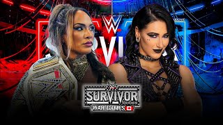 Nia Jax vs Rhea Ripley Womens Championship Full Match WWE Survivor Series 2024 [upl. by Ahtamas]