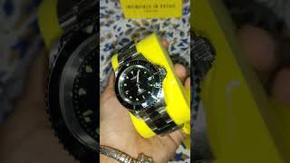 INVICTA Pro Diver Automatic Black Dial Analog Watch unboxing [upl. by Acirrej]