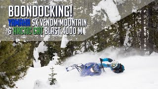 Boondocking 2021 Yamaha SX Venom amp Arctic Cat BLAST [upl. by Nivrek]