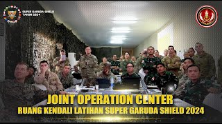 Joint Operation Center Ruang Kendali Latihan Super Garuda Shield 2024 [upl. by Sharl]