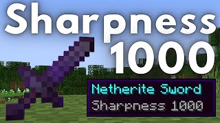 How To Get a SHARPNESS 1000 SWORD in Minecraft 121 [upl. by Inattyrb743]