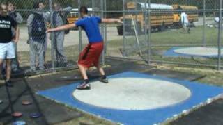 Dalton Rowan 165175 Avg Spring 2010 High School Discus [upl. by Anyg]