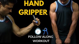 Hand Gripper Follow Along Workout  Strong amp Vascular Forearms In 3mins [upl. by Mollie610]