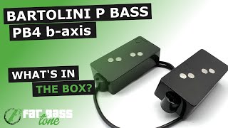 Bartolini baxis PB4 4 String Precision Bass® Pickup What’s In The Box A CloseUp Look [upl. by Kyred]