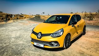 2017 Renault Clio RS 220 Trophy  Tunnel Hunting Car Review [upl. by Ahcarb58]