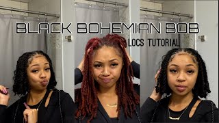 BOHEMIAN BOB TUTORIAL  COLOR CHANGE [upl. by Dolley968]