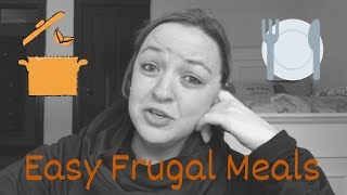 My Favorite Five GoTo Frugal MealsFrugal Living [upl. by Hayotal]