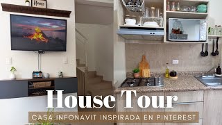 HOUSE TOUR CASA INFONAVIT  TOUR POR TODA MI CASA  Karen Cuevas [upl. by Eyot]