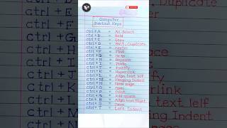 computer shortcut keys  computer shortcut keys a to z  ctrl a to z shortcut keys [upl. by Enamrahc]