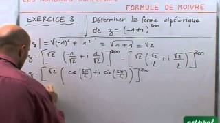 53 Nombres complexes  Formule de Moivre [upl. by Figge]