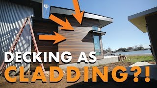 Can Composite Decking Be Used as Cladding  TimberTips [upl. by Ayim]