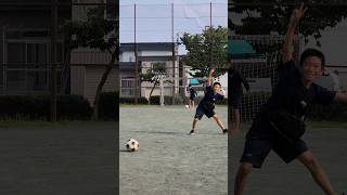 中学生が乱入！？shorts サッカー [upl. by Candie]