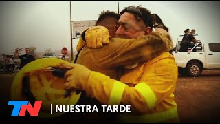 Incendios en Corrientes el trabajo a destajo de bomberos y brigadistas [upl. by Ewall778]