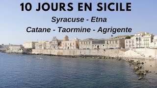 SICILE  10 jours découvrez Syracuse lEtna Catane Taormine Agrigente et bien dautres lieux [upl. by Monson909]