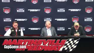 NASCAR at Martinsville April 2024 Jeff Gordon Geoff Bodine prerace [upl. by Ayomat]