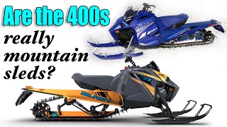 the SNOWEST show Are they 400cc mountain sleds Arctic Cat Blast M amp Yamaha SX Venom Mountain [upl. by Attinahs]