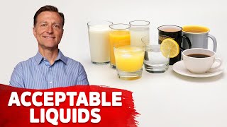 Acceptable Liquids During Fasting COMPLETE LIST [upl. by Erving]