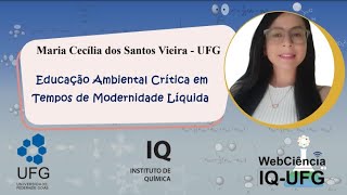 Educação Ambiental Crítica em Tempos de Modernidade Líquida [upl. by Ennaharas]